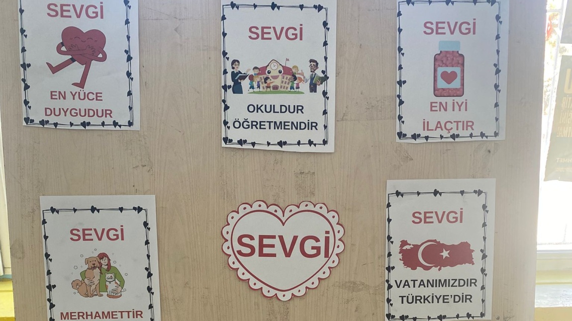 Değerler Eğitimi kapsamında SEVGİ&SAYGI DEĞERLERİMİZ